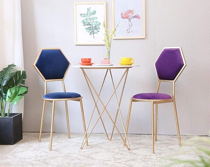 DEED Silla para el hogar Taburete plegable Silla-Tocador Silla