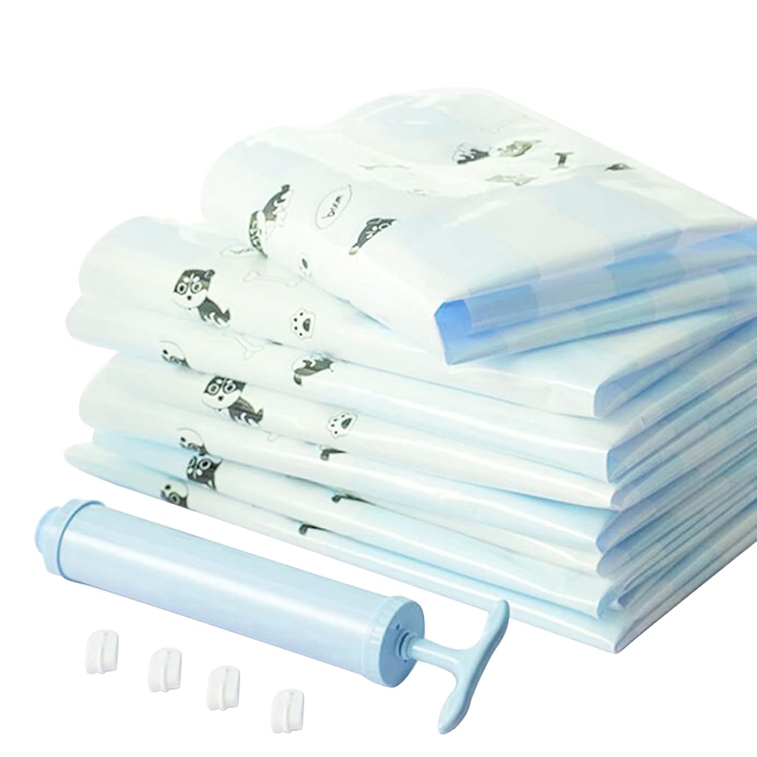 10PCS Reusable Vacuum Storage Bags with Hand Pump Amazon.in Electronics