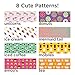 Scrunchies for Hair (8-Pack) | Kids Love These Cute Designed Hair Scrunchies! | A Huge Variety of Scrunchie Colors in this Velvet Scrunchies Pack! | These Hair Scrunchies are Perfect for Thick Hair