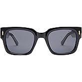 I-SEA Unisex Polarized Sunglasses - Parker - Black/Smoke