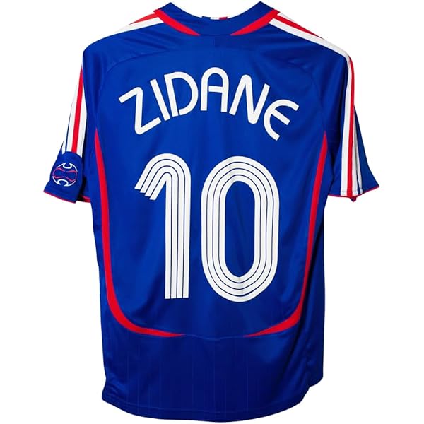 Amazon.com: France Zidane #10 Retro Men's Soccer Jersey Fan