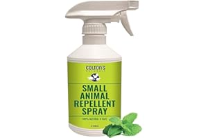 COLTON'S NATURALS All Natural Rodent Repellent Spray- Perfect for: Racoons, Rats, Squirrels, Rabbits, Skunks, Gophers and Many Small Animals. Indoor and Outdoor Deterrent- Garage, Yard, Trash cans Car Engine(32)