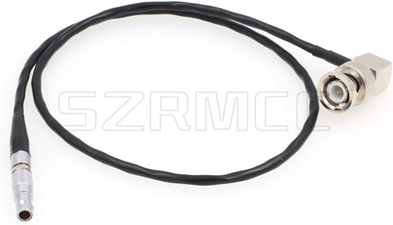 SZRMCC Time Code Input Cable for Red Epic Scarlet DSMC2 Camera 00B 4 Pin Male to BNC Male, Straight 4 Pin - Image 3