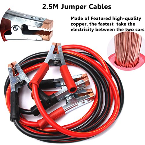 Lx Free 142-Piece Roadside Assistance Auto Emergency Kit with Jumper Cables,Tow Rope, Bandage, Safety Vest,Multi-function flashlight etc, All Ultimate Supplies in One Pack For Your Car Truck Or SUV