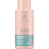 Inoar MEU Cacho MEU Crush Combing Cream with Plant-Based Collagen & Vitamin E for Curly Hair Hydration & Definition, 17.6 fl.oz