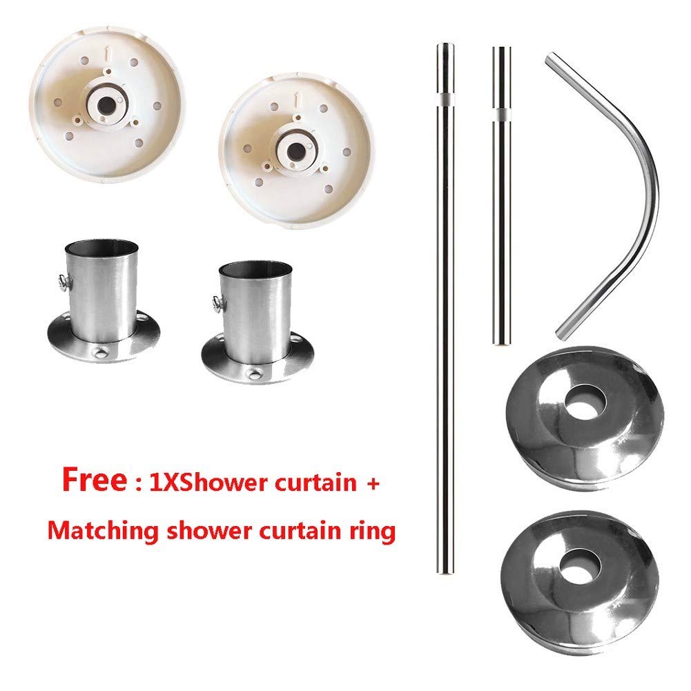 Barras para cortinas de ducha Hogar y cocina para Baño Barra Cortina