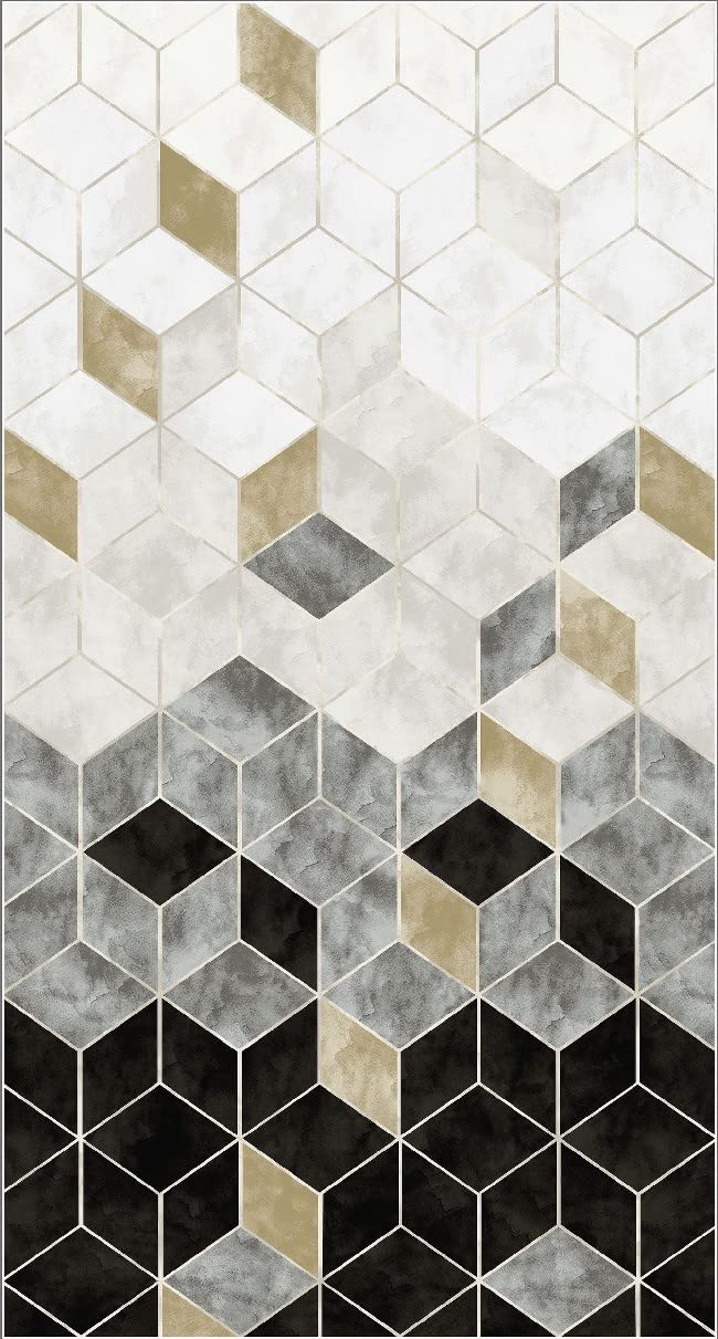 Homemania Printed Rug, 25% Polyester, 75% Cotton, Multicolor