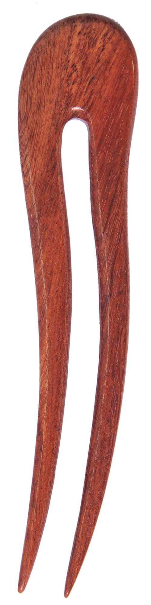 Marycrafts Wooden Wavy Hair Clip - 13 cm (5 1/4"); 1 Count; Adult Women; Unisex; Brown; Solid; Casual; Wood Theme