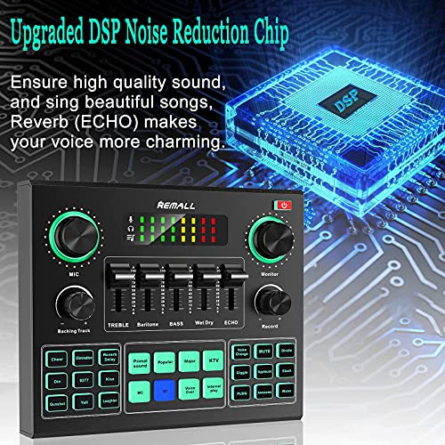Mixer Audio Interface Effects,Remall Podcast Mixer Sound Effects Board