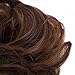 Scrunchy Updo Wavy Straight Hair Bun Clip Messy Donut Chignons Synthetic Hairpiece Hair Extension (light auburn mix light ash brown)thumb 4