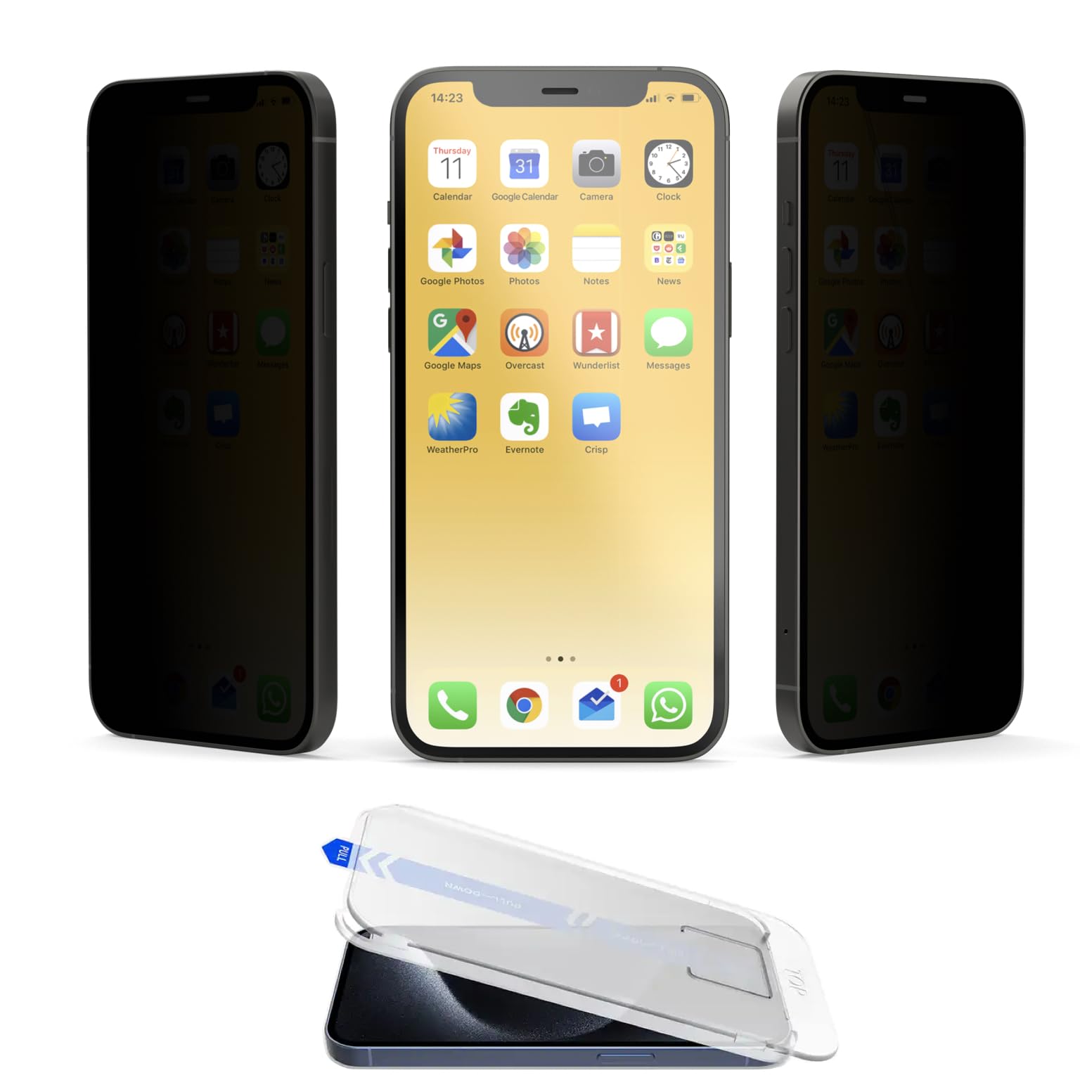 VistaProtect - Premium Privacy Screen Protector & Screen Filter for Apple iPhone 15 Pro Max
