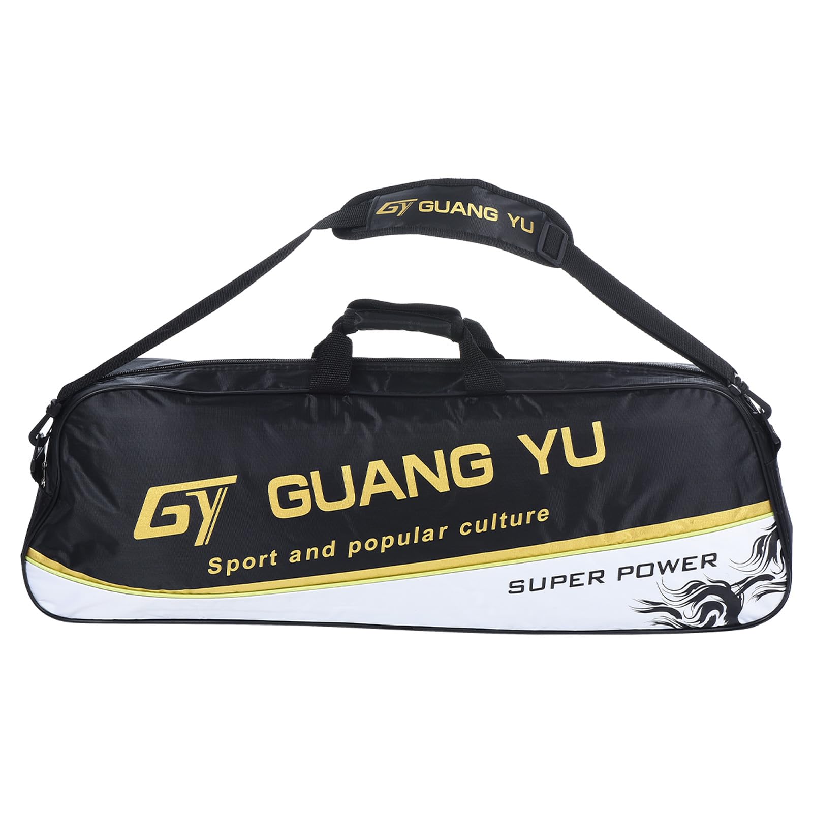 M METERXITY Racquet Badminton Bag - Waterproof Large Badminton Bags with Adjustable Shoulder Straps, Apply to Men Women Players (3 Racquet, Black)