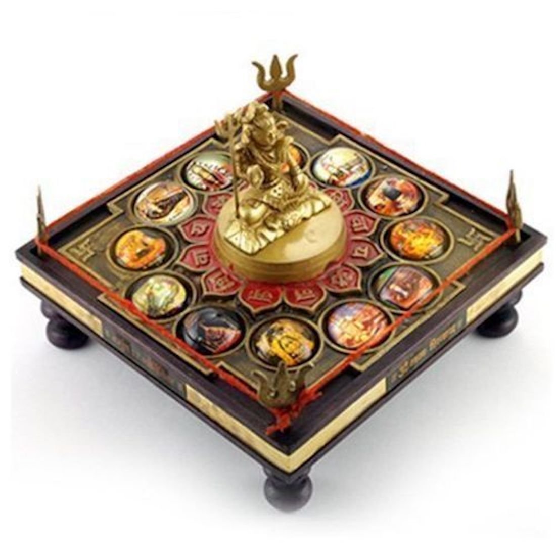 Amazon Com Sampoorna 12 Jyotirlingam Chowki 12 Jyoti Shiv Lingam