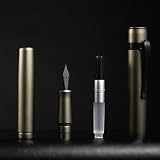 Hong Dian M2 Mini Fountain Pen Black Forest Aluminium Medium Soft Nib view 6