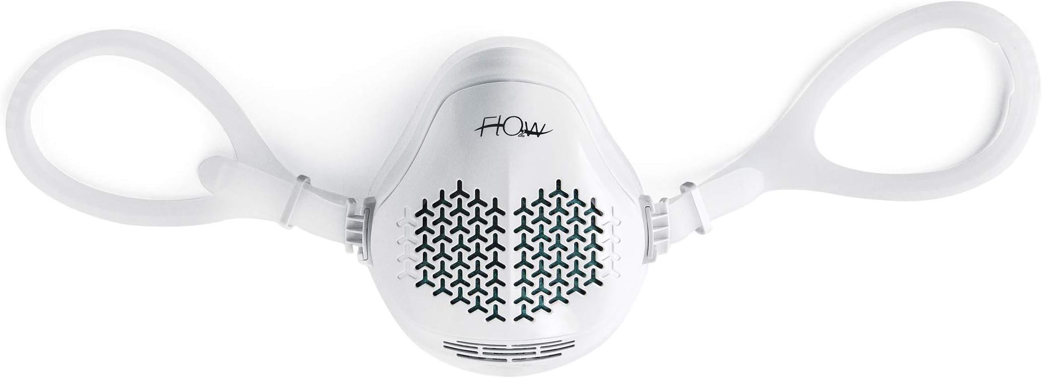 JOYA MIA o2 Flow Electrical Air Purifier Mask with HEPA and Carbon Filter, Two Speed Mode Rechargeable Battery Last up to 10 Hours