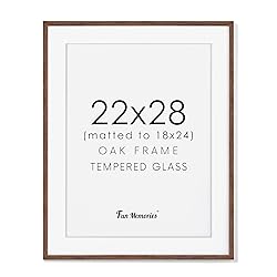 22x28 Picture Frame in Walnut, 22 x 28 Poster Frame