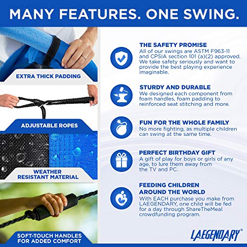 40-Inch-Flying-Saucer-Tree-Swing-for-Kids-Round-Indoor-Outdoor-Swingset-Toys-700-Lbs-Sensory-Web-Tire-Swings-Durable-Frame-Waterproof-Yard-Swings-Set-2-Tree-Straps-2-Carabiners-1-Swivel