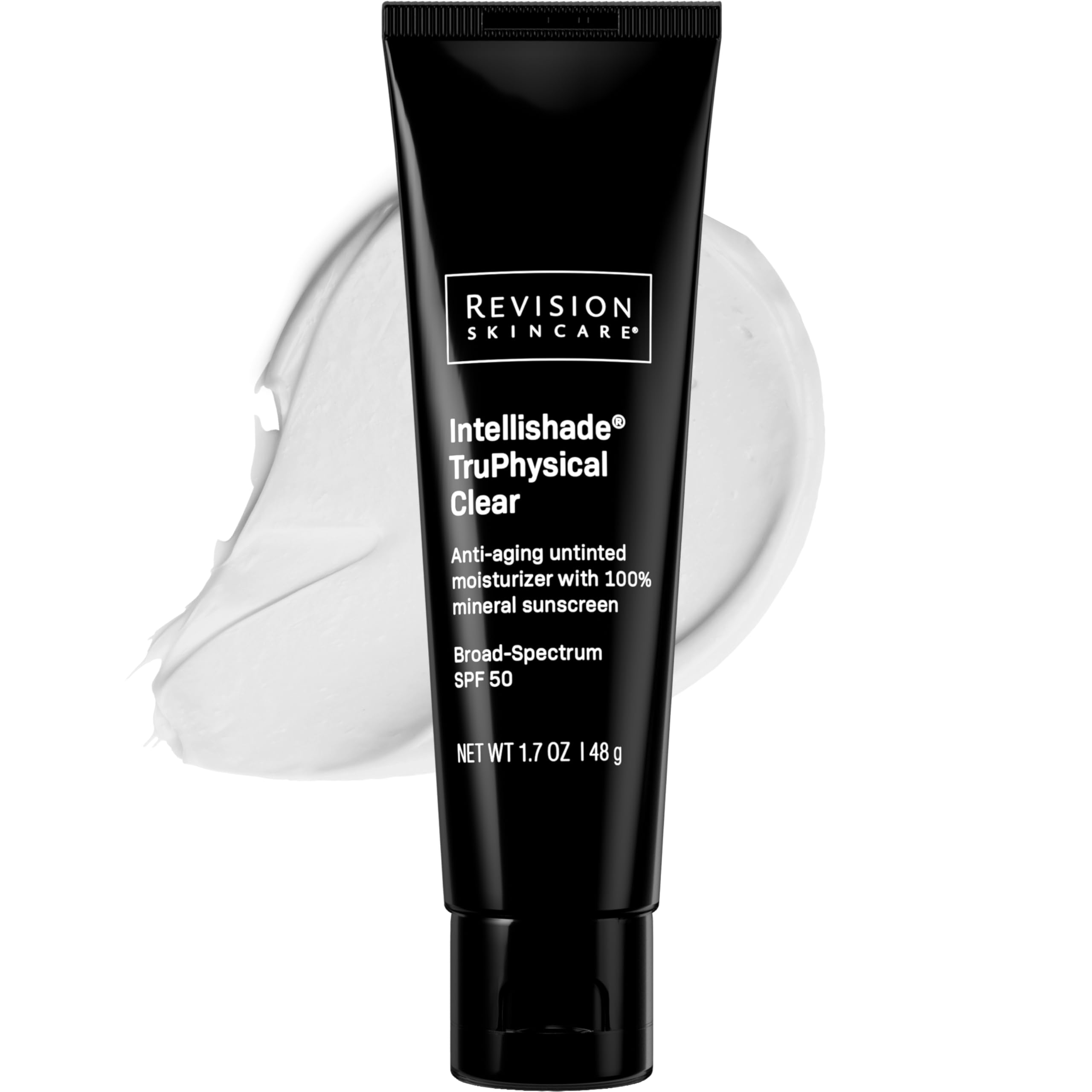 Photo 1 of Revision Skincare Intellishade® TruPhysical Clear, Anti Aging Daily Moisturizer with SPF 50, Untinted and Oil Free, with Peptides and Antioxidants 1.7 oz