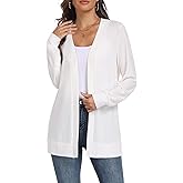 Yincro Womens Lightweight Cardigan Casual Long Sleeve Soft Open Front Cardigans Sweater