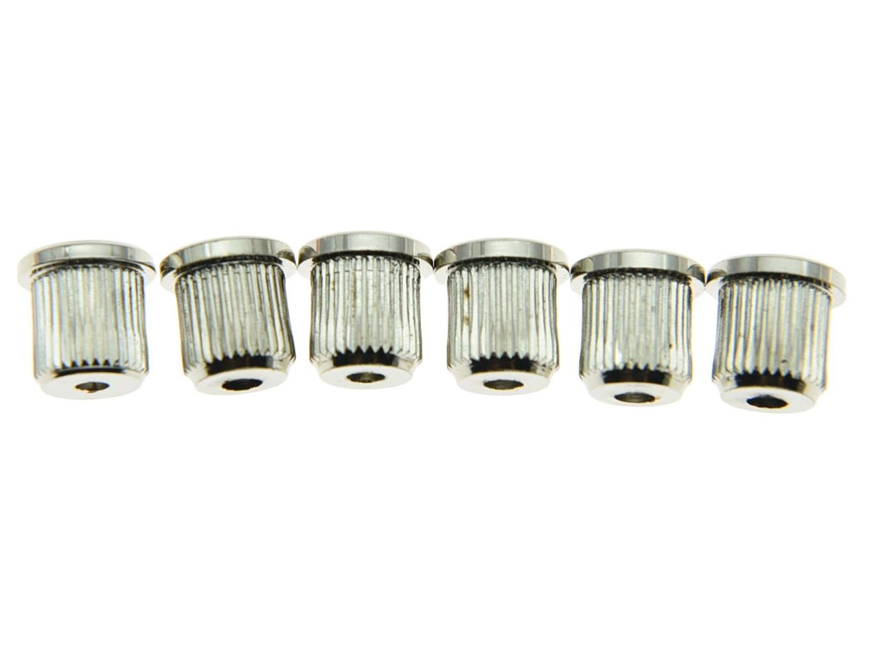 Dopro Set of 6 Nickel Guitar String Through Body 5/16" String Ferrules for American Standard Telecaster — image 1