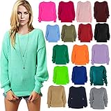 Purl Women's Oversized Baggy Chunky Knitted Jumper Pullover