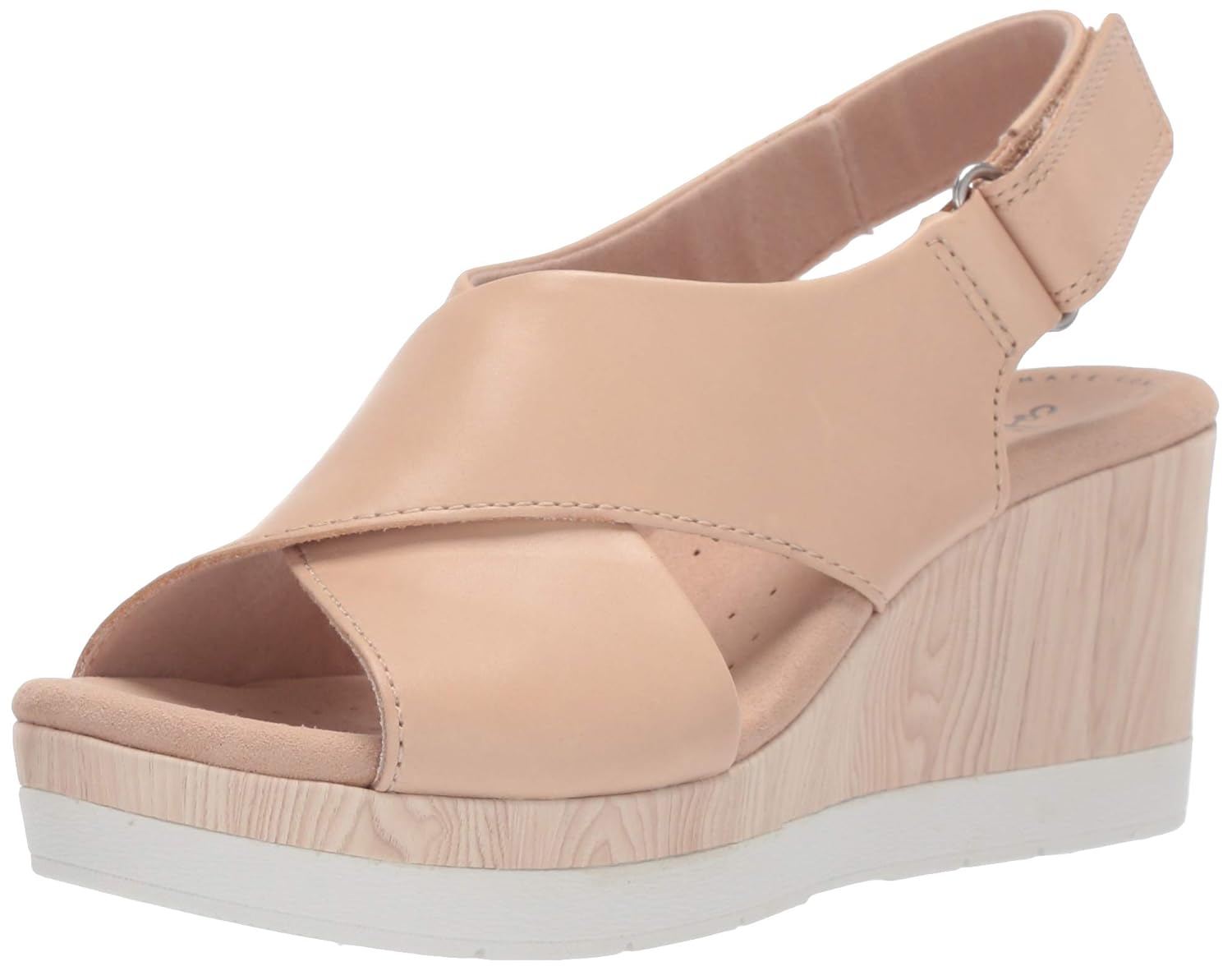 clarks brinkley novel wedge trainers