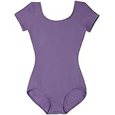 Capezio womens Cotton Classic Short Sleeve Leotard