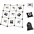 Tic Tac Toe （3ft X 3ft）,Bean Bag Toss（Instant Setup, No Assembly）, Tic Tac Toe Game for Kids & Family