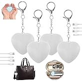 Hevtsde 4Pcs Purse Glow Heart Light - Automatic Sensor Purses Lamp, Portable Touch Activated Handbag Night Light, Heart Shaped Purse Lamp for Women Girls Mother Friends (4 PCS)
