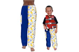 Paradise Towelwear Towel Pants for Swimmers – Lemons - Cotton Terry Towel Pants – Beach Coverup – Resort Wear – Swim wear