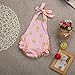Infant Baby Girl Bodysuit Romper Jumpsuit Playsuit Dot Sunsuit Outfits Clothes (3-6 Months, Pink)