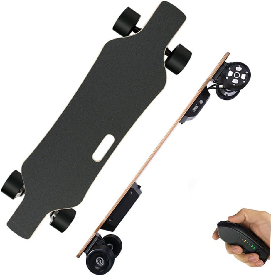 Daibot Electric Longboard Skateboard 600W Hub Motor Samsung Battery with Bluetooth Remote Controllerfor Adults