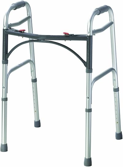 Drive Devilbiss Folding Lightweight Aluminium Height Adjustable Walking Frame