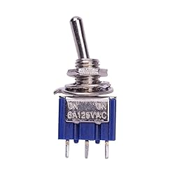 HiLetgo 10pcs AC125V 6A ON/ON SPDT 3 Terminals 2