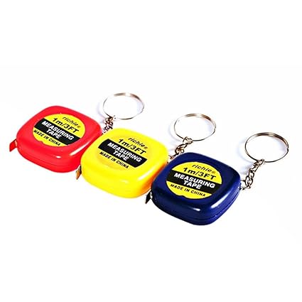 Zorbes MK1519 1M Mini Measuring Tape with Key Buckle