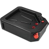 PAK Premium 16 Quart Oil Drain Pan, Easy Pour Design, Made in USA