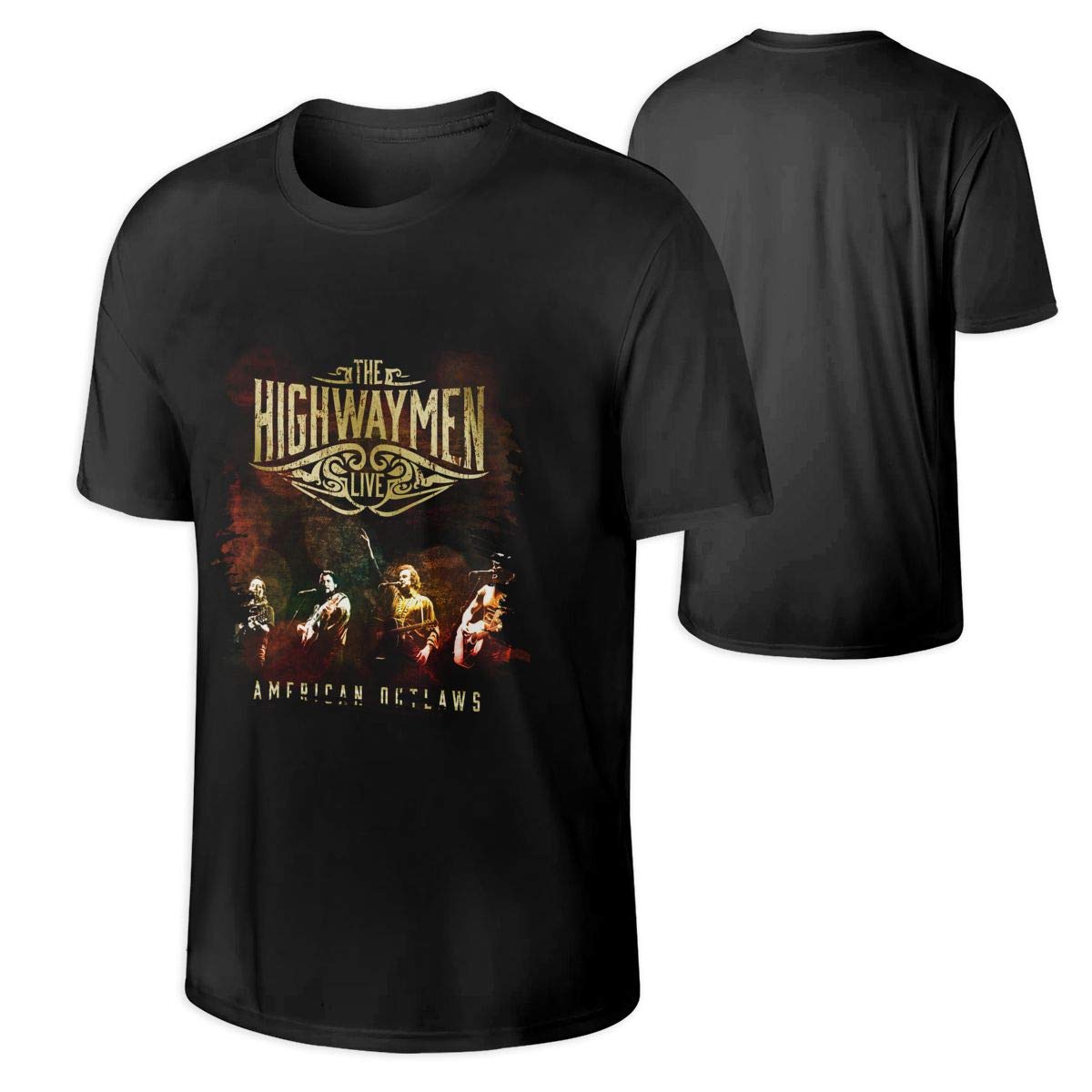 The Highway Live American Outlaws Music Band T Shirtship Pop T Shirt