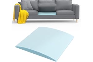 MYLIFESION Couch Cushion Support to Fix Sagging Sofas - 20''x20'' Under Cushion Supports for Saggy Seat High Density Curved 40D Foam, Blue 1 Pack