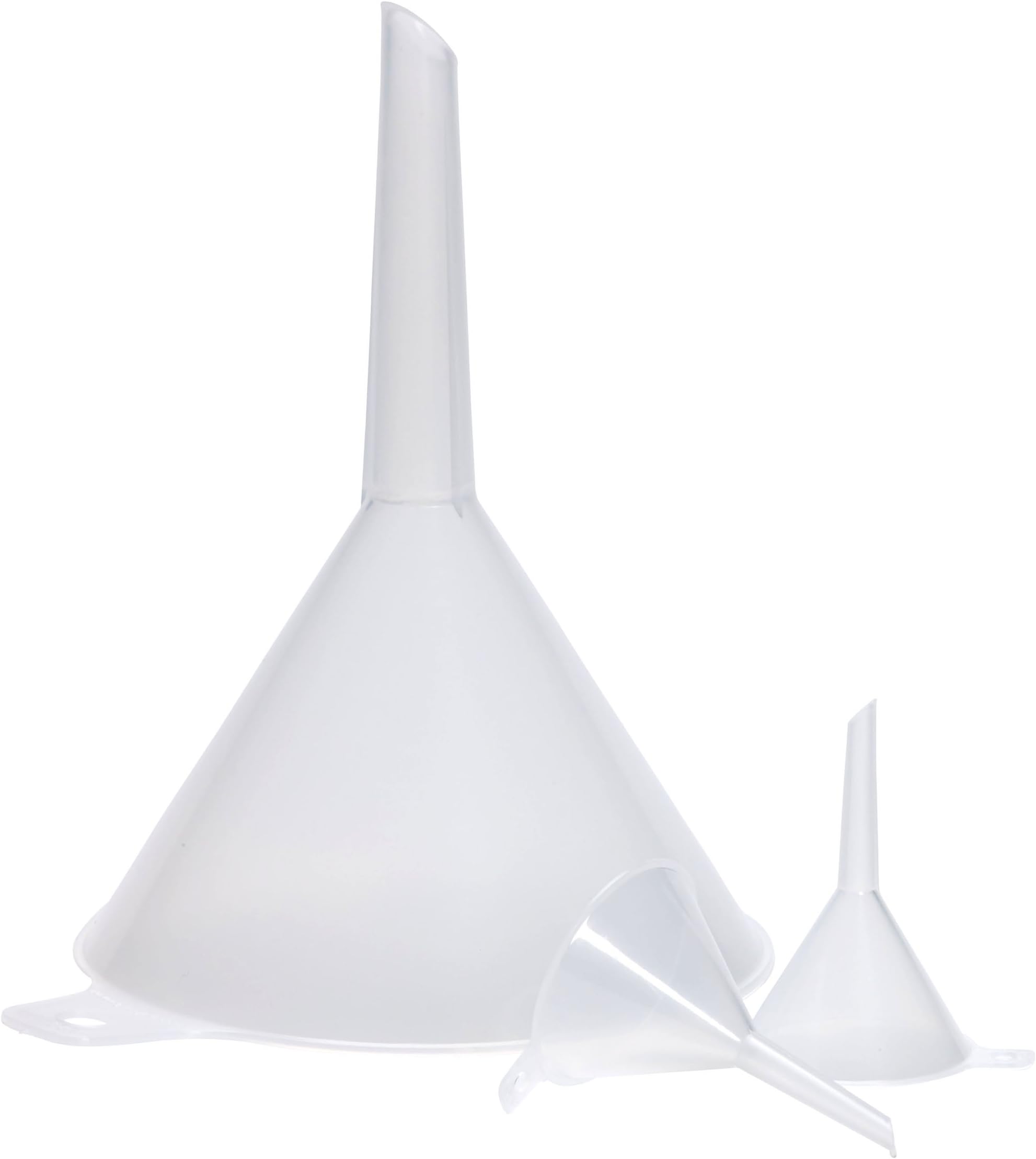 AZLON FWC056 Plastic, Funnel, Lightweight, Polypropylene, 40 mm/5 mm (Pack of 10)