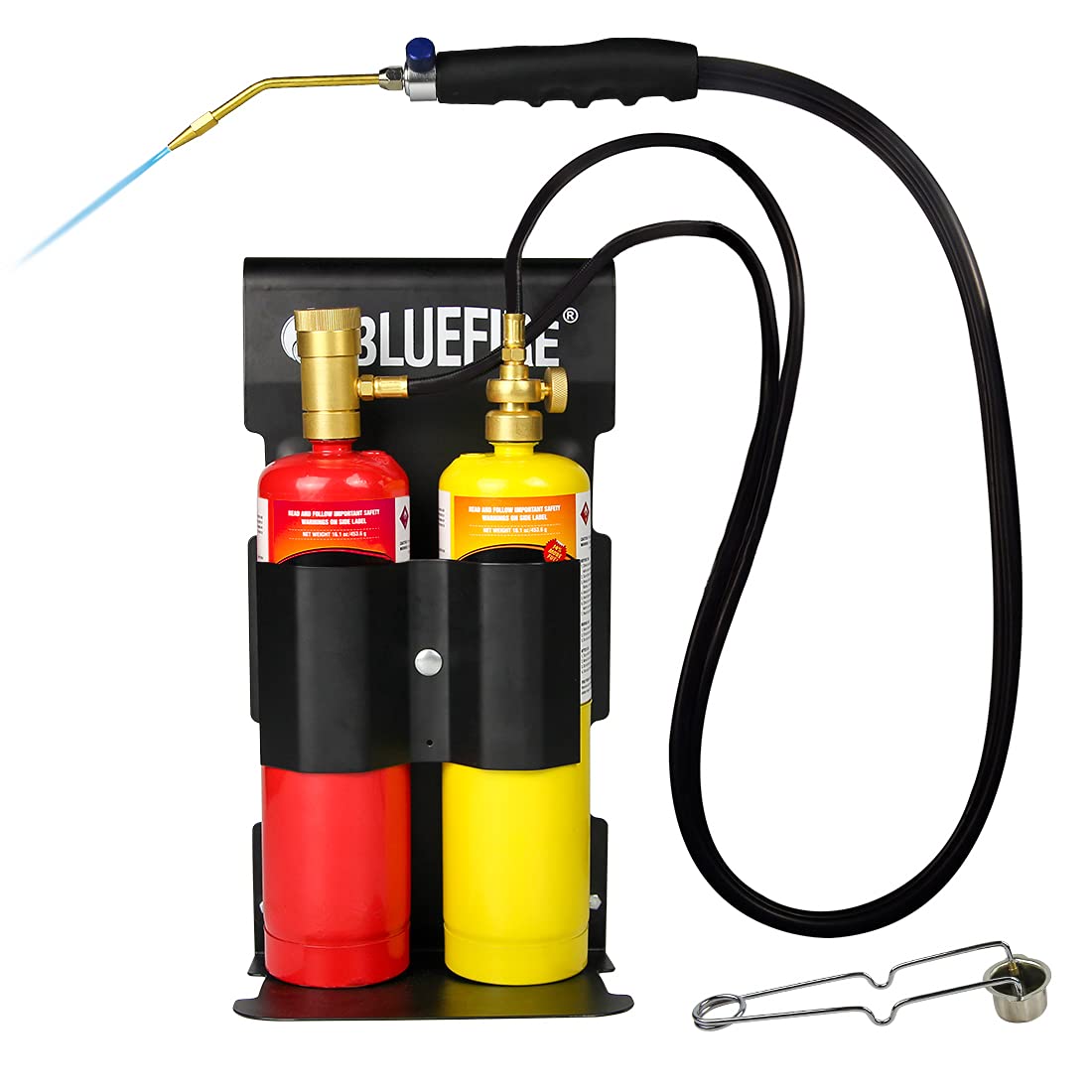 BLUEFIRE Oxypropane Welding Torch Kit with Flint