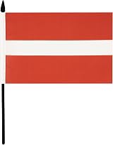 AZ FLAG Latvia Table Flag 5x8in Latvian Office Decoration 21x14 cm view 2