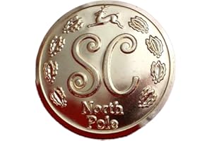 TRACE OF SANTA Santa's Button - Find Santa's Lost Button Christmas Morning