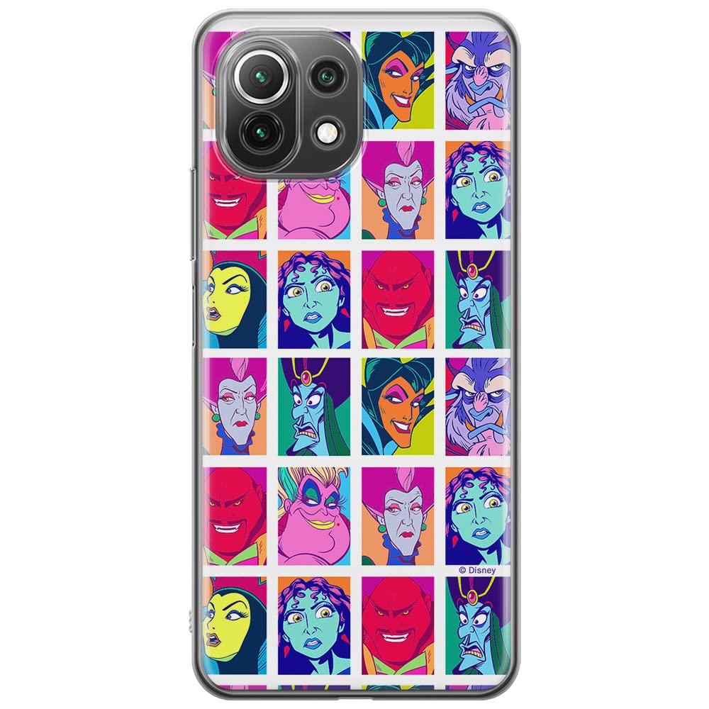ERT GROUP mobile phone case for Xiaomi 11 Lite 4G/5G original and officially Licensed Disney pattern Disney Villains 002, case made of TPU