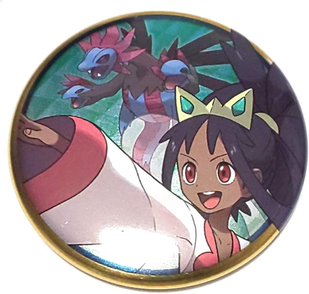 ポケモン 缶バッジ イッシュ地方編 B アイリス サザンドラ ポケモンセンター 限定 ポケセン チャンピオン トレーナー Bw2 バッジ ホビー Amazon