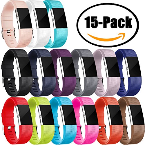 For-Fitbit-Charge-2-Bands-15-Pack-Maledan-Replacement-Accessory-Wristbands-for-Fitbit-Charge-2-HR-Small