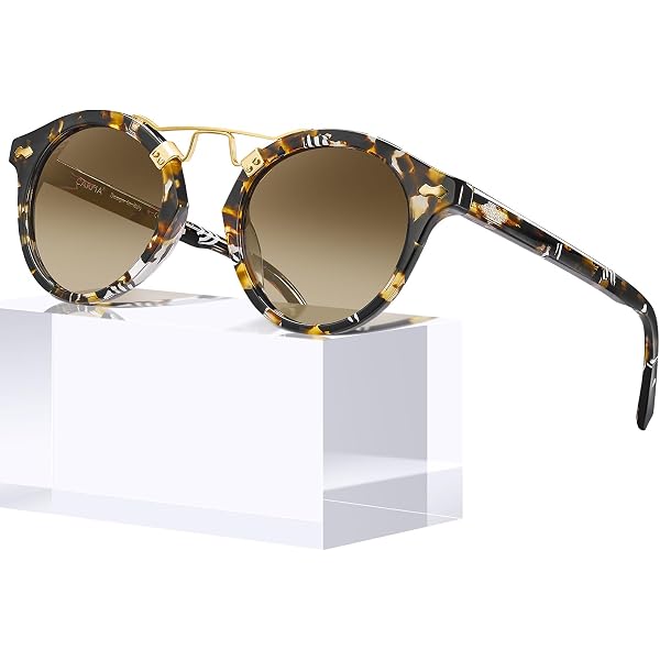 Amazon.com: CARFIA Retro Polarized Sunglasses for Women UV  display picture 3