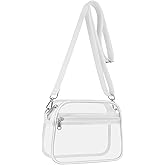 Clear Bag for Stadium Events Clear Sports Fan Handbags Purses with Adjustbale Strap for Concerts Festivals Game Day