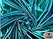 1 X Spandex Metallic Turquoise Fabric /60