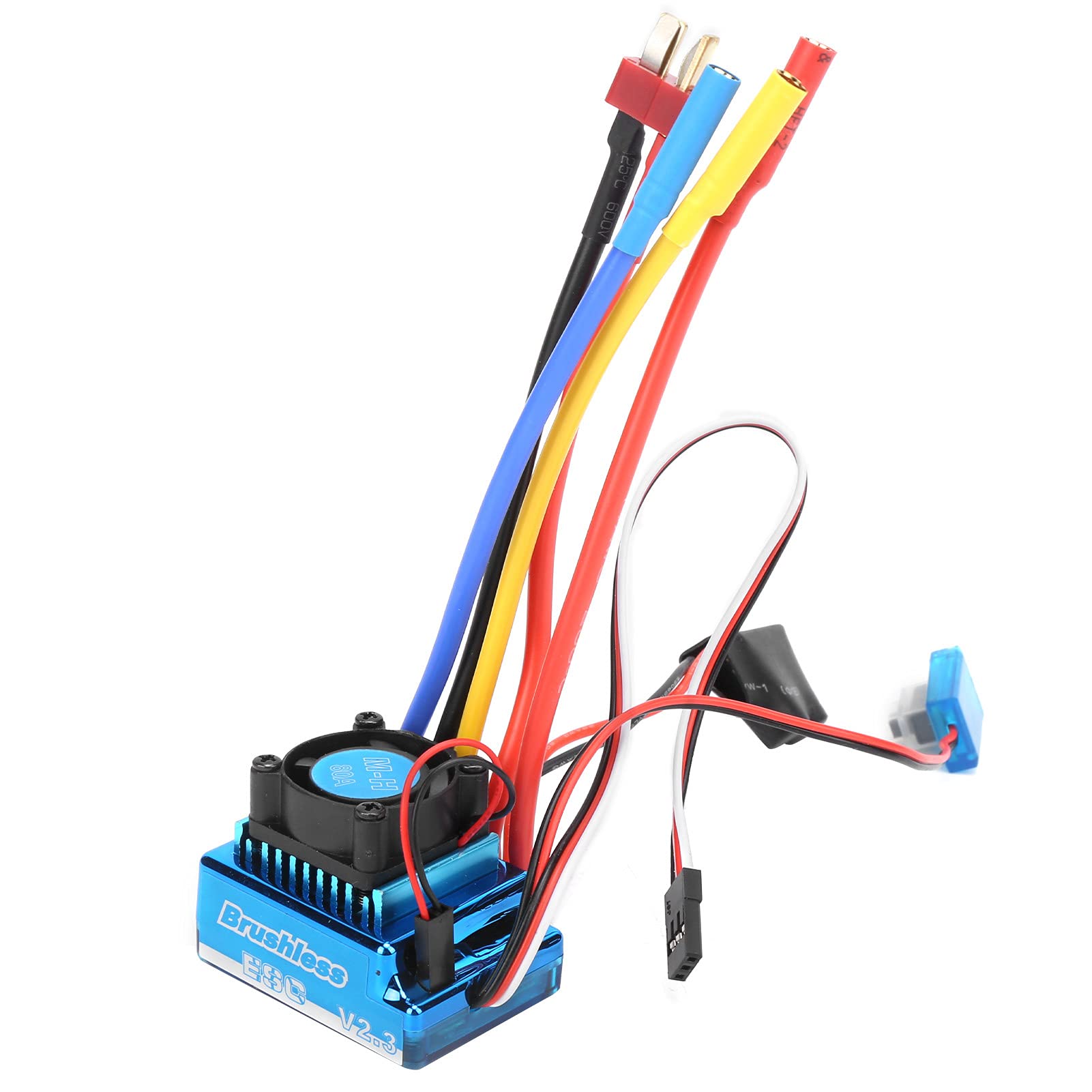 RC Motor ESC Set,RC Motor ESC Programmer Card Kit 80A Brushless ESC Programmer Card Kit for 1/10 1/12 Remote Control Car Crawler Boat Parts