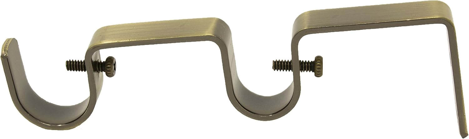 Amazon Com Urbanest Double Curtain Rod Bracket For 1 And 3 4